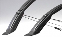 Крылья для велосипеда Simpla UBIQUIT SDL для 28”, черные с черным наконечником, ширина 50 мм, комплект