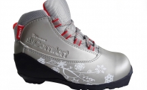 Ботинки лыжные NNN Women SYSTEM Comfort серебро