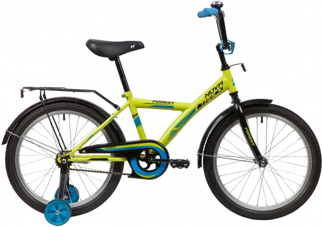 Детский велосипед NOVATRACK  FOREST 20" зеленый